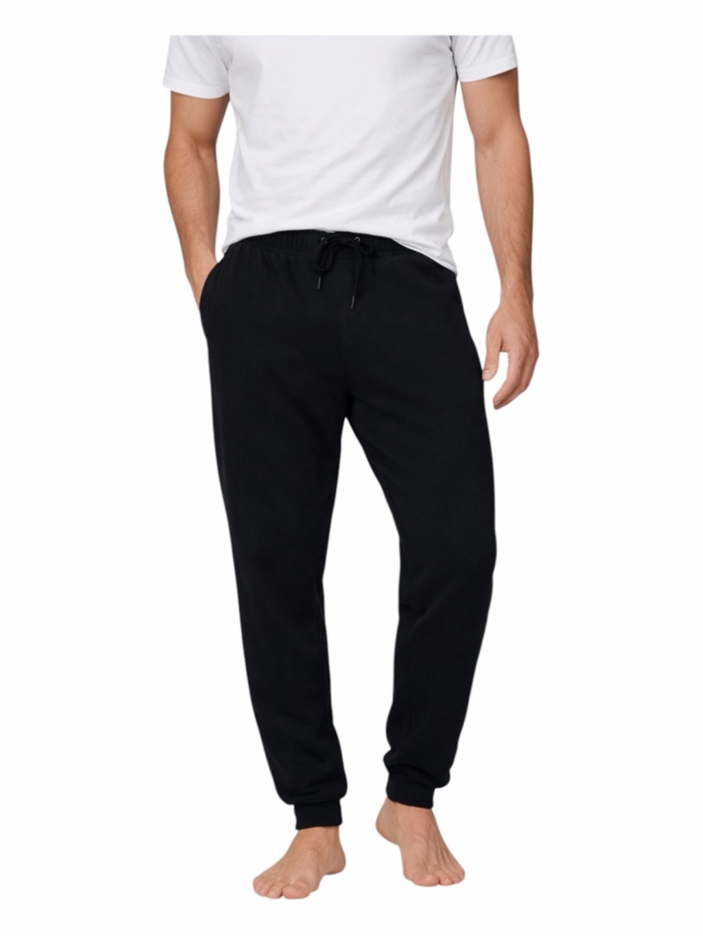 Eddie Bauer Sleepwear Men’s Medium Black Lounge Pants Joggers Drawstring
